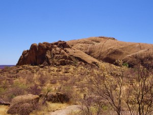 Rusty rocks of Erongo