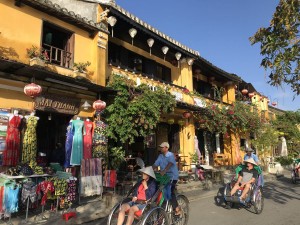 Blue skies and Hoi An yellow