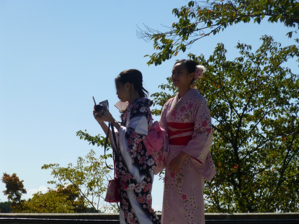 Kimonos everywhere
