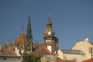 The view from our hotel, Kosice
