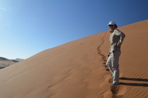 Climbing dunes