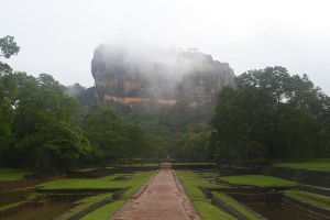 Sigiriya greets us through rain