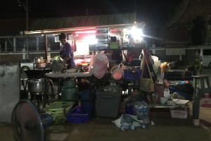 Street food kitchen