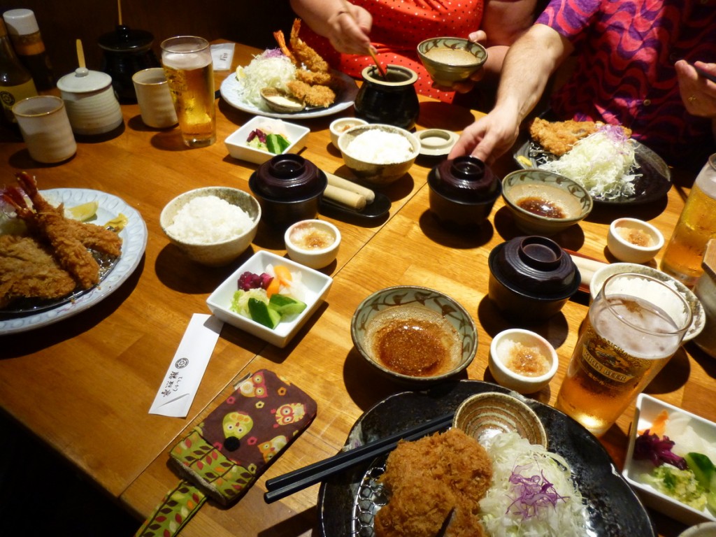 Tonkatsu dinner