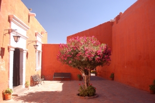 The sunlit courtyards of the Convent of Santa Catalina were a joy to explore