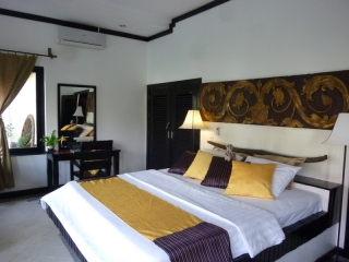 Our hotel in Battambang, Cambodia - the rightly named Sanctuary Villa