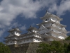 ...against Himeji, the white egret castle