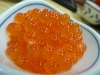 And a glossy bowl of ikura - salmon eggs - to close