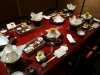 A kaiseki feast laid out for us at a ryokan