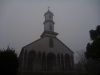 Dalcahue, another fine church, looming out of the mist that cloaked the town