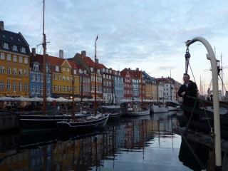 Nyhavn, the prettiest bit of canal, predictably lined with tourist restaurants