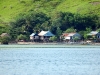 We passed simple settlements on the coastline of Flores
