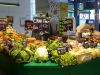 Fresh produce, Besancon market, our final day