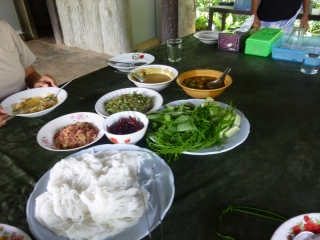 Food at Hala Bala, a research station. Everything we had there was totally Thai and very delicious