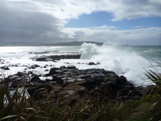 The southern ocean crashes right into the south coast of NZ. Rrrrrugged!