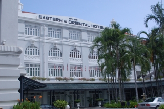 One of the iconic colonial dinosaurs of Penang, the Eastern and Oriental hotel. Its name needs to be referred to the Department of Redundancy Department, I think