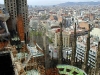 Looking down from the Sagrada Familia