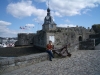 Concarneau, a fort in a port