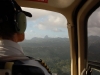 Chopper flight over St Lucia