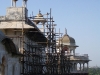 Wooden scaffolding, Agra Fort