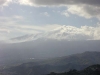 Mount Etna amid the clouds
