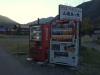 Nomadic drinks machines, a road in the middle of nowhere