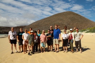The whole Galapagos crew - it was an expensive tour, but worth every penny