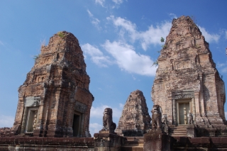 The airy towers of the East Mebon temple