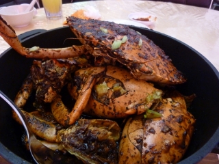 This crab was huge, but also delicious, and the black pepper sauce gave a delectable mouth-burn