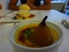 Truth be told, we ate more posh food than street food in Singapore - I totally recommend this pear william and creme brule combo