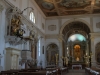 Inside the church, very Italian influenced