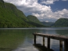 Next day and we\'re off into the mountains at Lake Bohinj