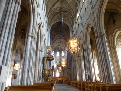 Uppsala's cathedral is the largest in Scandinavia