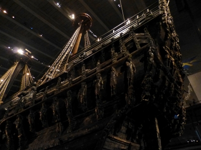 The Vasa's most amazing feature is the sheer amount of elaborate carving on it