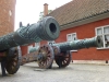 Cheerfully cast cannons at Gripsholmslott