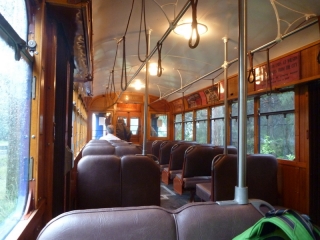 This old tram trundles 2kms into the National Park from the train station - not far, but well worth it in the pouring rain