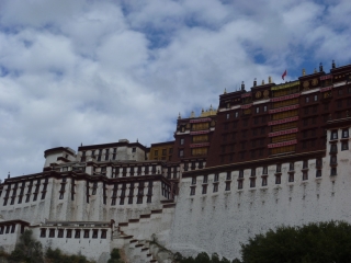 The Potala palace, lots of steps and statues but little heart