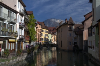Annecy, town of mountains, lakes and canals