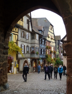 Riquewihr is almost insanely picturesque, and so of course a tad busy